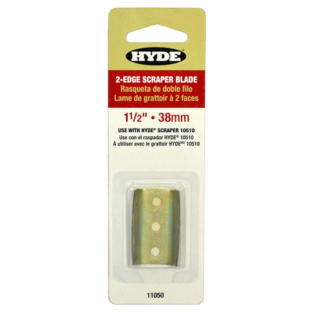 HYDE 1-1/2" Lifetime 2-Edge Replacement Scraper Blade 11050